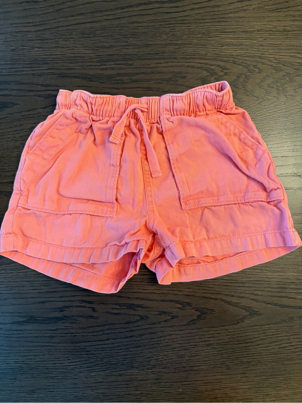 Tea girls 7 Coral Drawstring Utility Shorts